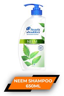 H&s Neem Shampoo 650ml